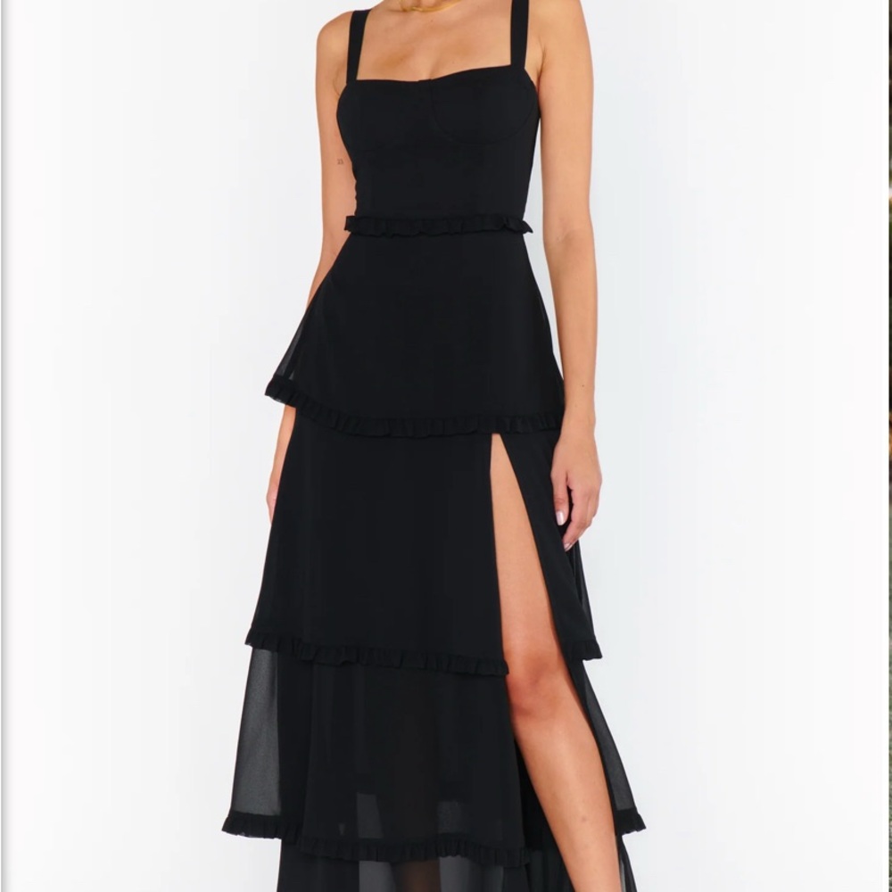 Show Me Your MuMu Black Lady Corset Dress